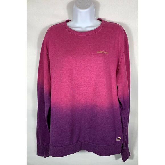 ivory ella Tops - Ivory Ella Mauve & Purple Elephant Sweatshirt Women's Size Small - 237
